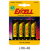 AA ΑΛΚΑΛ.ΜΠΑΤ.ΚΑΡΤΕΛΑ 4ΤΕΜ EXCELL – 2-EXLR6