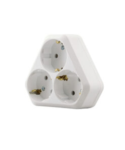 ADAPTOR ΣΟΥΚΟ 3ΠΛΟΣ ΤΡΙΓΩΝΟ 16Α MAKEL – 2-M10001204