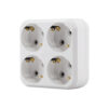 ADAPTOR ΣΟΥΚΟ 4ΠΛΟΣ ΤΕΤΡΑΓΩΝΟ 16Α MAKEL – 2-M10001205