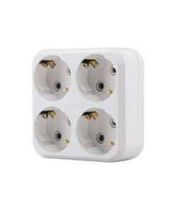 ADAPTOR ΣΟΥΚΟ 4ΠΛΟΣ ΤΕΤΡΑΓΩΝΟ 16Α MAKEL – 2-M10001205