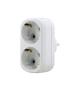 ADAPTOR ΣΟΥΚΟ 2ΠΛΟΣ ΚΑΘΕΤΟ 16Α MAKEL – 2-M10031