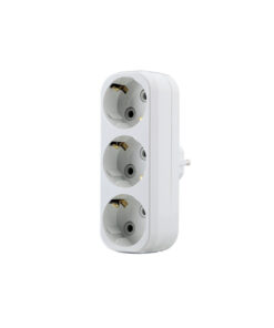 ADAPTOR ΣΟΥΚΟ 3ΠΛΟΣ ΚΑΘΕΤΟ 16Α MAKEL – 2-M10033