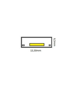 LED Ταινία 18W 230V Universe 865lm Αδιάβροχη IP65 Μπλε 1 Μέτρο 2-U004220