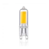 ΛΑΜΠΑ LED COB G9 GLASS 2W 3000K 220-240V 230lm UNIVERSE – 2-U005272