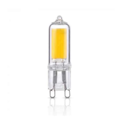 ΛΑΜΠΑ LED COB G9 GLASS 2W 3000K 220-240V 230lm UNIVERSE – 2-U005272