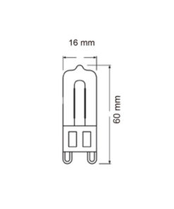 ΛΑΜΠΑ LED COB G9 GLASS 5W 3000K 220-240V 500lm UNIVERSE – 2-U006477
