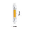 ΛΑΜΠΑ LED COB R7S 78MM GLASS 5W 3000K 220-240V 500lm  UNIVERSE – 2-U009157