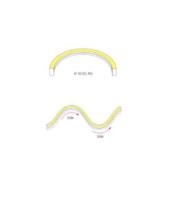 MINI NEON FLEX LED TAINIA 10W BLUE 24V 700lm 160° IP65 DIMMABLE 5M UNIVERSE – 2-U009713