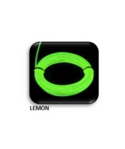 NEON FLUORESCENT LIGHT LEMON 3m ΜΕ ΤΡΟΦΟΔΟΤΙΚΟ ΜΠΑΤΑΡΙΑΣ (2ΧΑΑ not icl.) UNIVERSE – 2-U011105