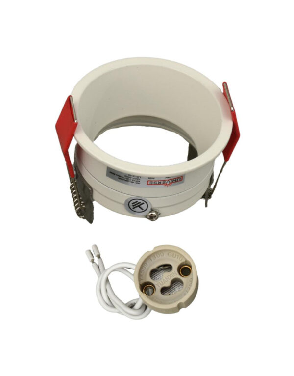 ΣΠΟΤ ΧΩΝEYTO ΚΙΝΗΤΟ Φ90mm 1xMR16/GU10 MAX 50W ΑΛΟΥΜΙΝΙΟΥ ΛΕΥΚΟ UNIVERSE – 2-U011822