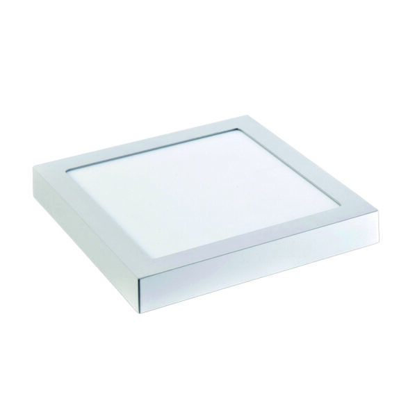 InLight LED Mounted Panel 20watt Τετράγωνο 3000K Θερμό Λευκό D:22,5cm (2.20.03.1)