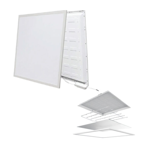 InLight LED Panel 48watt Backlight Τετράγωνο 4000Κ Φυσικό Λευκό D:59,5cm (2.48.02.2)