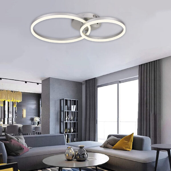 InLight Φωτιστικό  οροφής LED 45W 3CCT (by switch on base) 6094-B-Silver