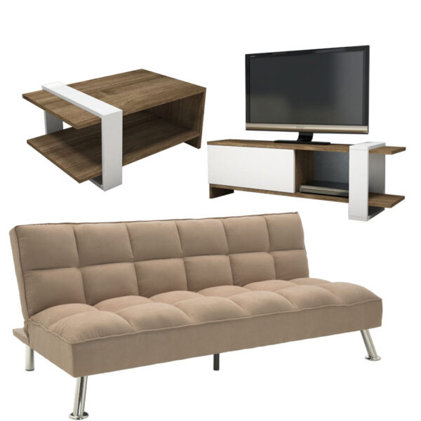 Student’s lounge set Unique 7 pakoworld 3 pcs 200-000607