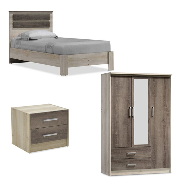 DreamCatcher pakoworld student bedroom furniture package set of 3 pcs 200-000717