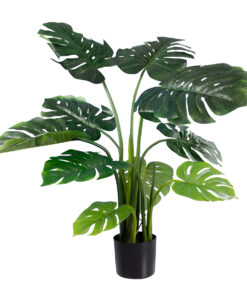 GloboStar® Artificial Garden MONSTERA 20002 Τεχνητό Διακοσμητικό Φυτό Μονστέρα Υ120cm