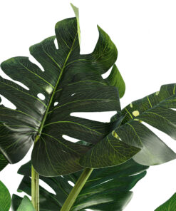 GloboStar® Artificial Garden MONSTERA 20002 Τεχνητό Διακοσμητικό Φυτό Μονστέρα Υ120cm