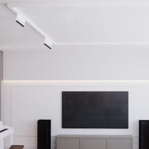 LED Φωτιστικό Ράγας 12W V-TAC PRO Samsung Chip Λευκό CRI 90 30° Φυσικό 4000K – 20004