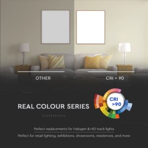 LED Φωτιστικό Ράγας 12W V-TAC PRO Samsung Chip Λευκό CRI 90 30° Φυσικό 4000K – 20004