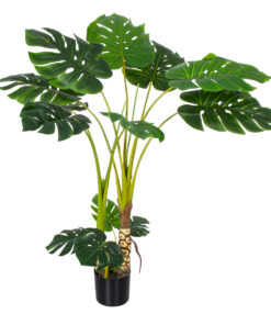 GloboStar® Artificial Garden MONSTERA 20004 Τεχνητό Διακοσμητικό Φυτό Μονστέρα Υ140cm