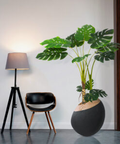 GloboStar® Artificial Garden MONSTERA 20004 Τεχνητό Διακοσμητικό Φυτό Μονστέρα Υ140cm