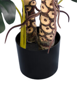 GloboStar® Artificial Garden MONSTERA 20004 Τεχνητό Διακοσμητικό Φυτό Μονστέρα Υ140cm