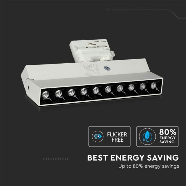 LED Φωτιστικό Ράγας 25W V-TAC PRO Samsung Chip Λευκό CRI 90 30° Φυσικό 4000K – 20010