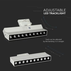 LED Φωτιστικό Ράγας 25W V-TAC PRO Samsung Chip Λευκό CRI 90 30° Φυσικό 4000K – 20010