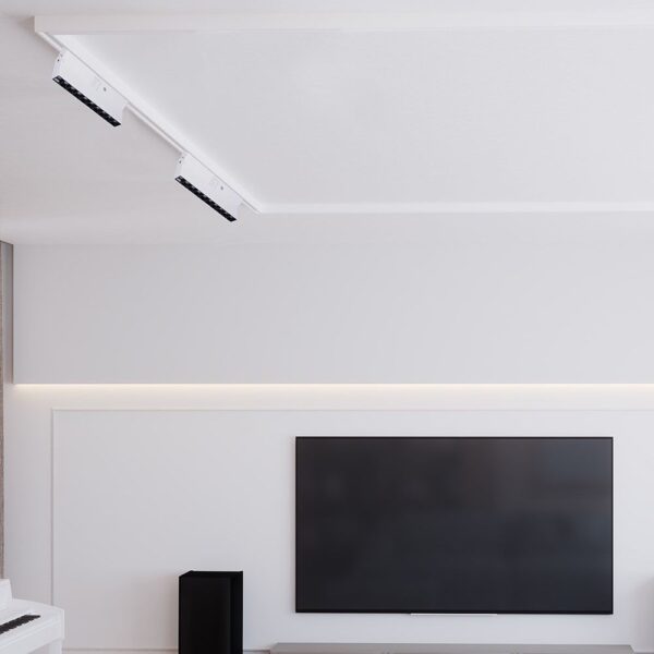 LED Φωτιστικό Ράγας 25W V-TAC PRO Samsung Chip Λευκό CRI 90 30° Φυσικό 4000K – 20010