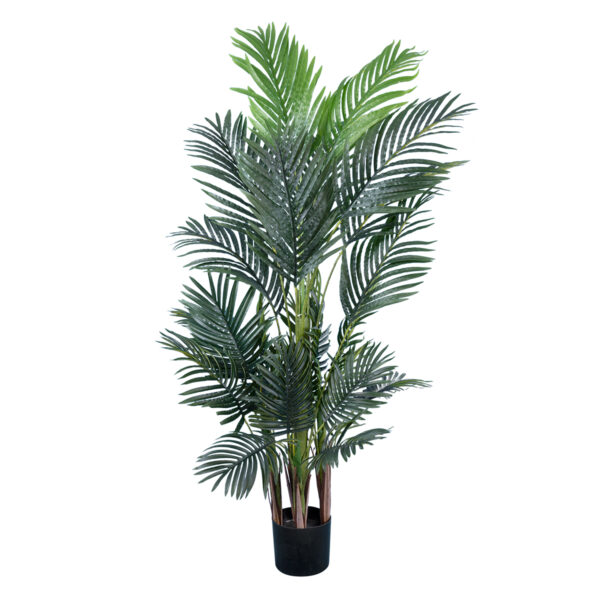 GloboStar® Artificial Garden ARECA PALM TREE 20011 Τεχνητό Διακοσμητικό Φυτό Φοινικόδεντρο Αρέκα Υ150cm