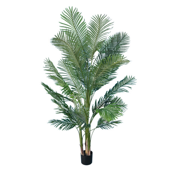 GloboStar® Artificial Garden ARECA PALM TREE 20013 Τεχνητό Διακοσμητικό Φυτό Φοινικόδεντρο Αρέκα Υ210cm