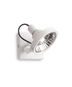 IDEAL LUX Πλαφονιέρα Οροφής GLIM 1xGU10 Λευκού Χρώματος – 200194