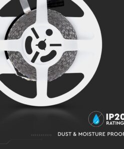 LED Ταινία 8W V-TAC Dimmable 800lm/m Ψυχρό Λευκό 6400K 5 Μέτρα – 212002