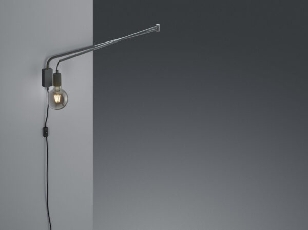 Φωτιστικό Τοίχου Trio Lighting   E27 Μαύρο Ματ Μεταλλικό    200200132