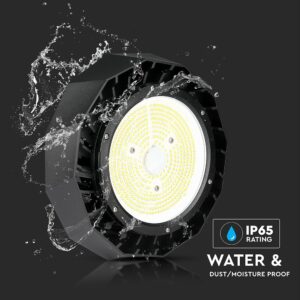 LED Καμπάνα Μαύρη 100W V-TAC PRO Samsung Chip 120° 16000lm IP65 Φυσικό 4000K – 20024