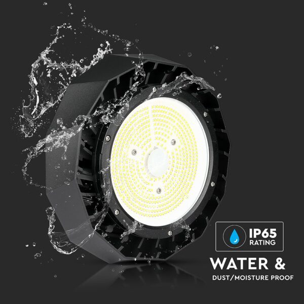 LED Καμπάνα Μαύρη 100W V-TAC PRO Samsung Chip 120° 16000lm IP65 Φυσικό 4000K – 20024