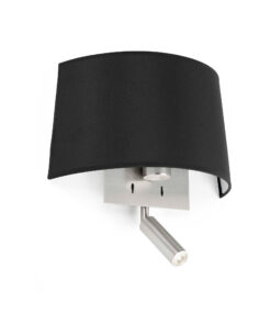 Faro Barcelona VOLTA Επιτοίχιο Φωτιστικό Μαύρου Χρώματος Με LED Αναγνώστη – 20024