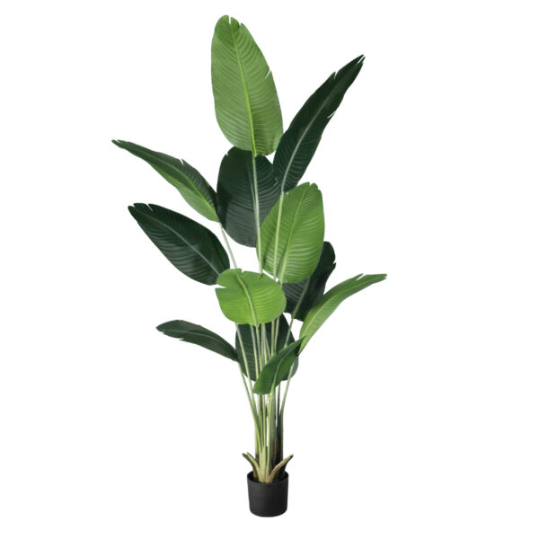 GloboStar® Artificial Garden STRELITZIA 20026 Τεχνητό Διακοσμητικό Φυτό  Στρελίτσια - Πουλί του Παραδείσου Υ180cm