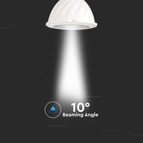 LED SPOT Λάμπα GU10 6W V-TAC PRO Samsung Chip 10° 500lm Φυσικό Λευκό 4000K – 20027