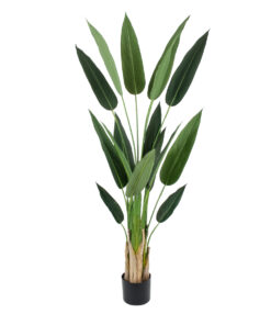 GloboStar® Artificial Garden STRELITZIA 20029 Τεχνητό Διακοσμητικό Φυτό Στρελίτσια – Πουλί του Παραδείσου Υ140cm