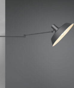 Φωτιστικό Τοίχου Trio Lighting E27 Μαύρο Ματ Μεταλλικό 200300132