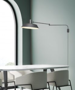 Φωτιστικό Τοίχου Trio Lighting E27 Μαύρο Ματ Μεταλλικό 200300132