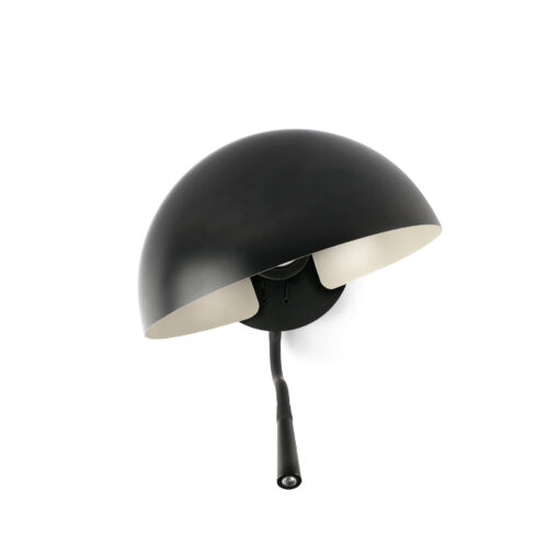 Faro Barcelona DOMINICA BLACK WALL LAMP 1XE27 LED READER 1W 3000K – 20032-123FR
