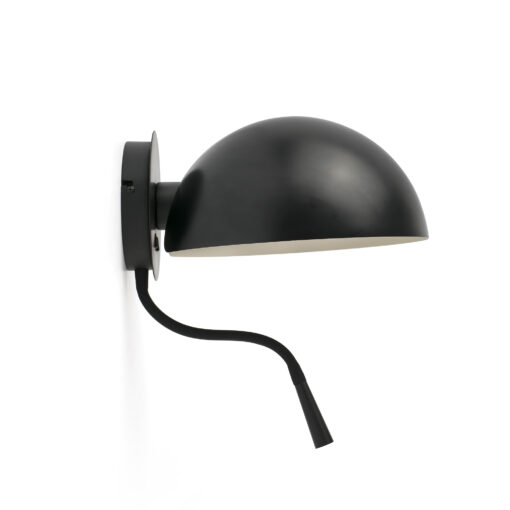 Faro Barcelona DOMINICA BLACK WALL LAMP 1XE27 LED READER 1W 3000K – 20032-123FR