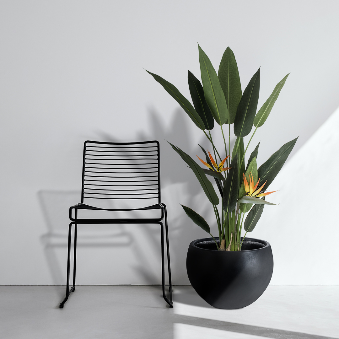 GloboStar® Artificial Garden STRELITZIA REGINAE 20032 Τεχνητό Διακοσμητικό Φυτό Στρελίτσια – Πουλί του Παραδείσου Υ140cm