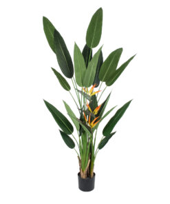 GloboStar® Artificial Garden STRELITZIA REGINAE 20033 Τεχνητό Διακοσμητικό Φυτό Στρελίτσια – Πουλί του Παραδείσου Υ180cm