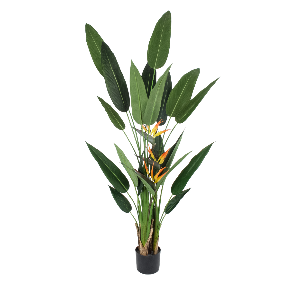 GloboStar® Artificial Garden STRELITZIA REGINAE 20033 Τεχνητό Διακοσμητικό Φυτό Στρελίτσια – Πουλί του Παραδείσου Υ180cm
