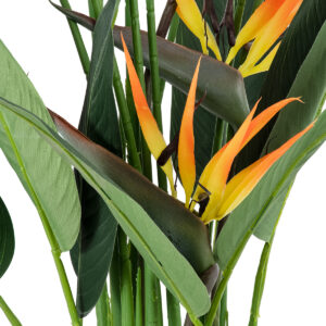 GloboStar® Artificial Garden STRELITZIA REGINAE 20033 Τεχνητό Διακοσμητικό Φυτό Στρελίτσια – Πουλί του Παραδείσου Υ180cm