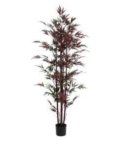 GloboStar® Artificial Garden BLOODLEAF BAMBOO 20039 Τεχνητό Διακοσμητικό Φυτό Αιματόφυλλο Μπαμπού Υ170cm