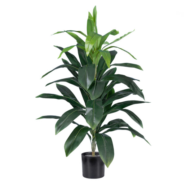 GloboStar® Artificial Garden DRACAENA SILK 20042 Τεχνητό Διακοσμητικό Φυτό Δράκαινα Υ90cm